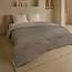 .Decoware® Easy dekbed zonder overtrek inclusief kussensloop - Tufted Waves - taupe