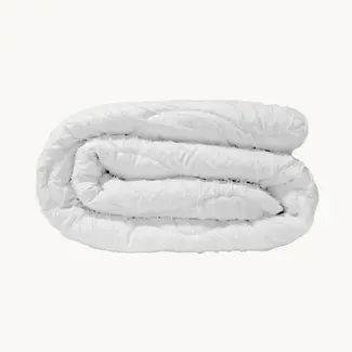 .Decoware® Easy dekbed zonder overtrek inclusief kussensloop - Tufted Waves - wit