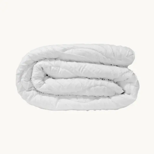 Easy dekbed zonder overtrek inclusief kussensloop - Tufted Waves - wit