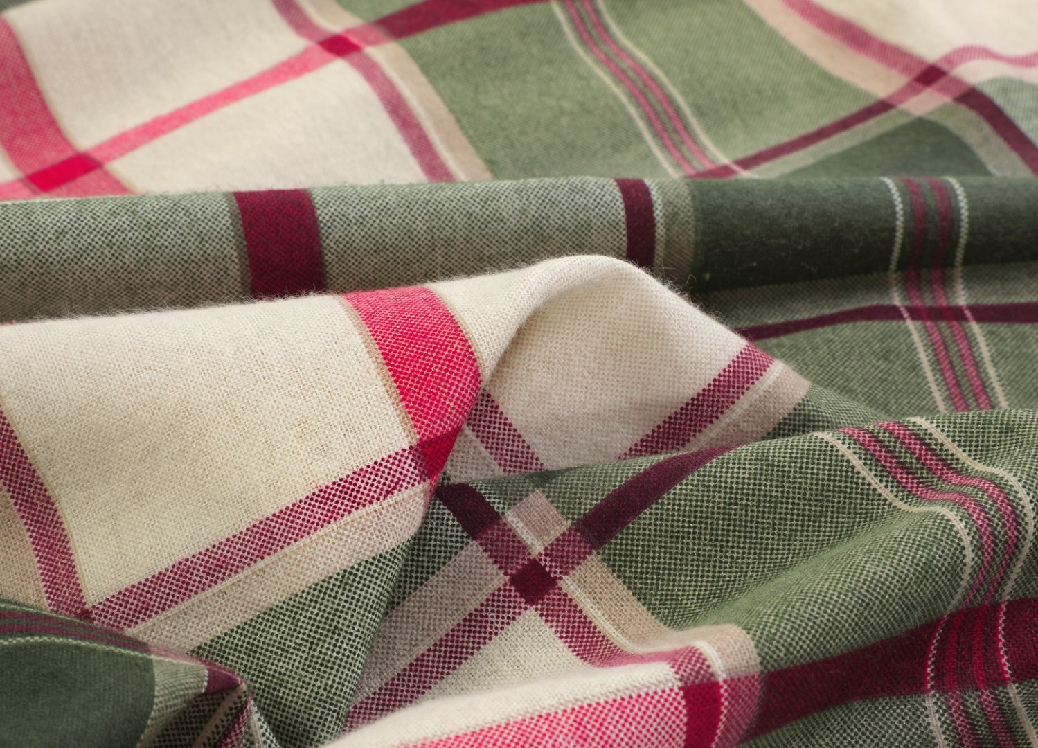 B-Keuze - Flanel dekbedovertrek Brixen - rood