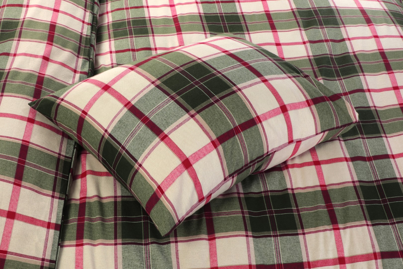 B-Keuze - Flanel dekbedovertrek Brixen - rood