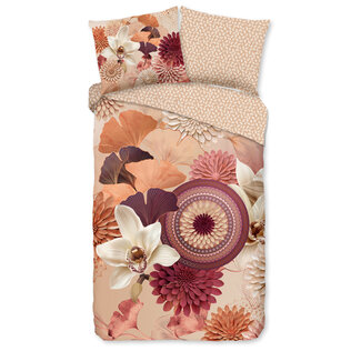 HiP Dekbedovertrek Quente - zand - katoensatijn