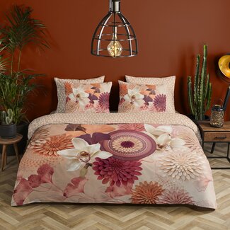 HiP Katoensatijn dekbedovertrek Quente - zand