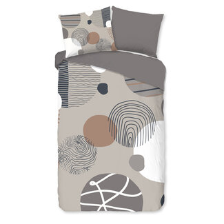 Good Morning Dekbedovertrek Hendrik grijs - Katoen