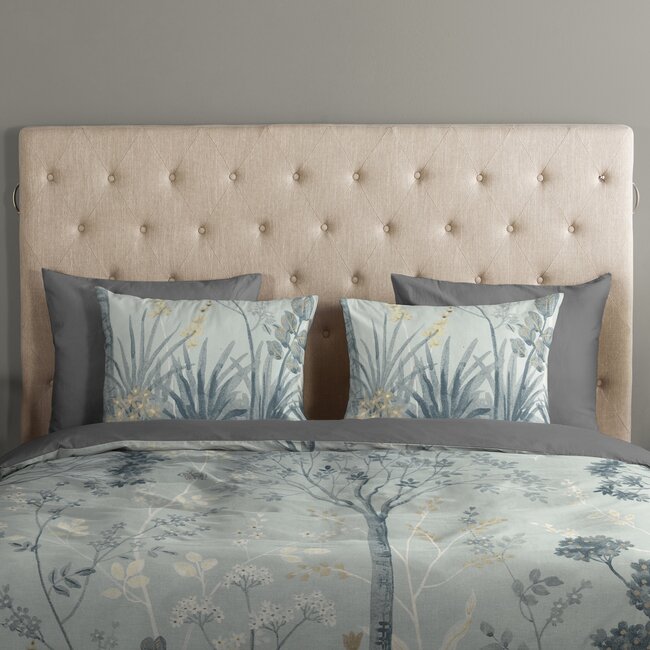 Katoen dekbedovertrek Charles grijs