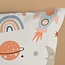 Katoen kinderdekbedovertrek Eclips - 140x220 + 60x70 cm