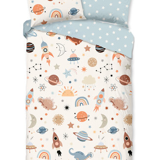 Good Morning Katoen kinderdekbedovertrek Eclips - eenpersoons