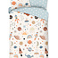 Katoen kinderdekbedovertrek Eclips - 140x220 + 60x70 cm