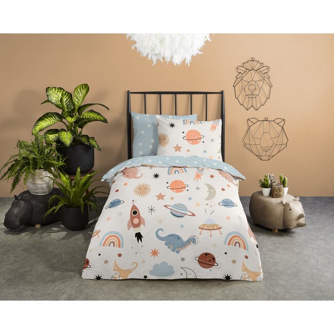 Peuter dekbedovertrek Eclips - katoen - 120x150 + 60x70 cm