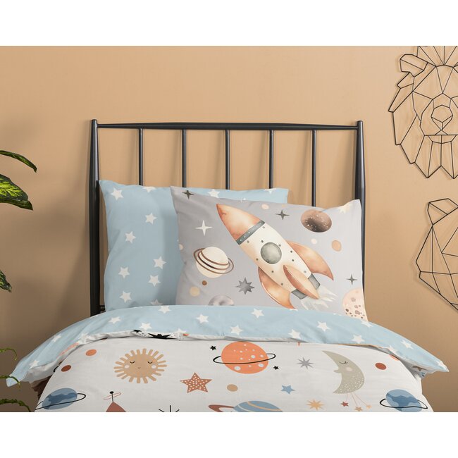 Peuter dekbedovertrek Eclips - katoen - 120x150 + 60x70 cm