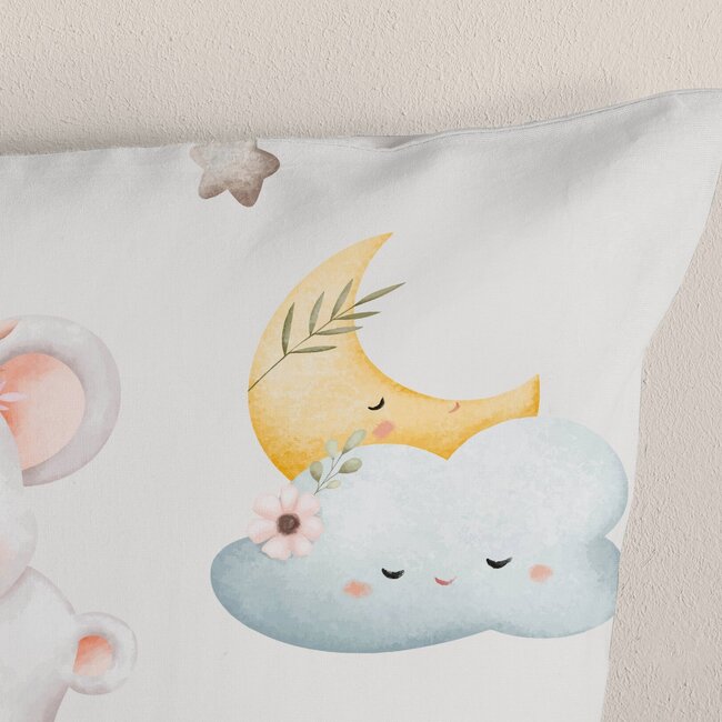 Ledikant dekbedovertrek Hugs - katoen - 100x135 + 40x60 cm