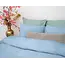Katoen percale dekbedovertrek Mousseline - Sky Blauw