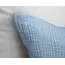 Katoen percale dekbedovertrek Mousseline - Sky Blauw