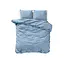 Katoen percale dekbedovertrek Mousseline - Sky Blauw