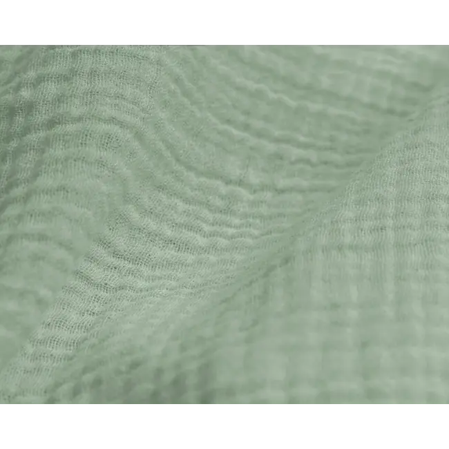 Mousseline dekbedovertrek - Groen - Katoen percale  - Lits-jumeaux (240x220 + 2st 60x70cm)