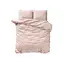 Katoen percale dekbedovertrek Mousseline - Roze