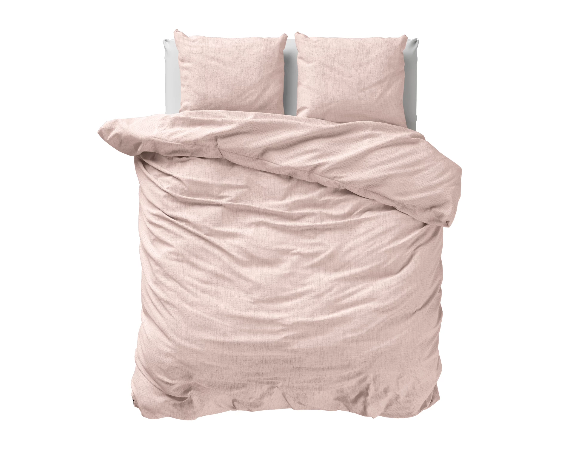 Katoen percale dekbedovertrek Mousseline - Roze