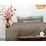 Katoen percale dekbedovertrek Mousseline - Taupe