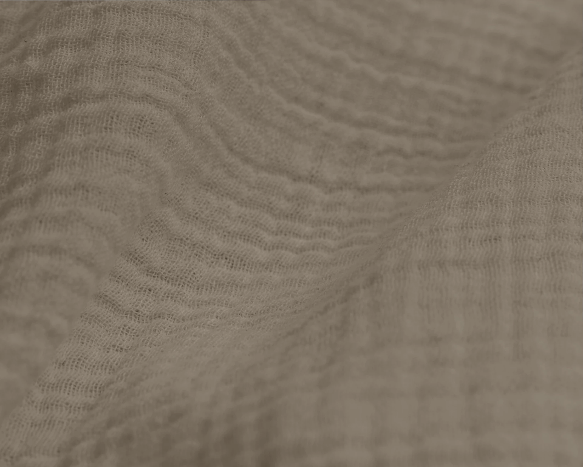 Katoen percale dekbedovertrek Mousseline - Taupe