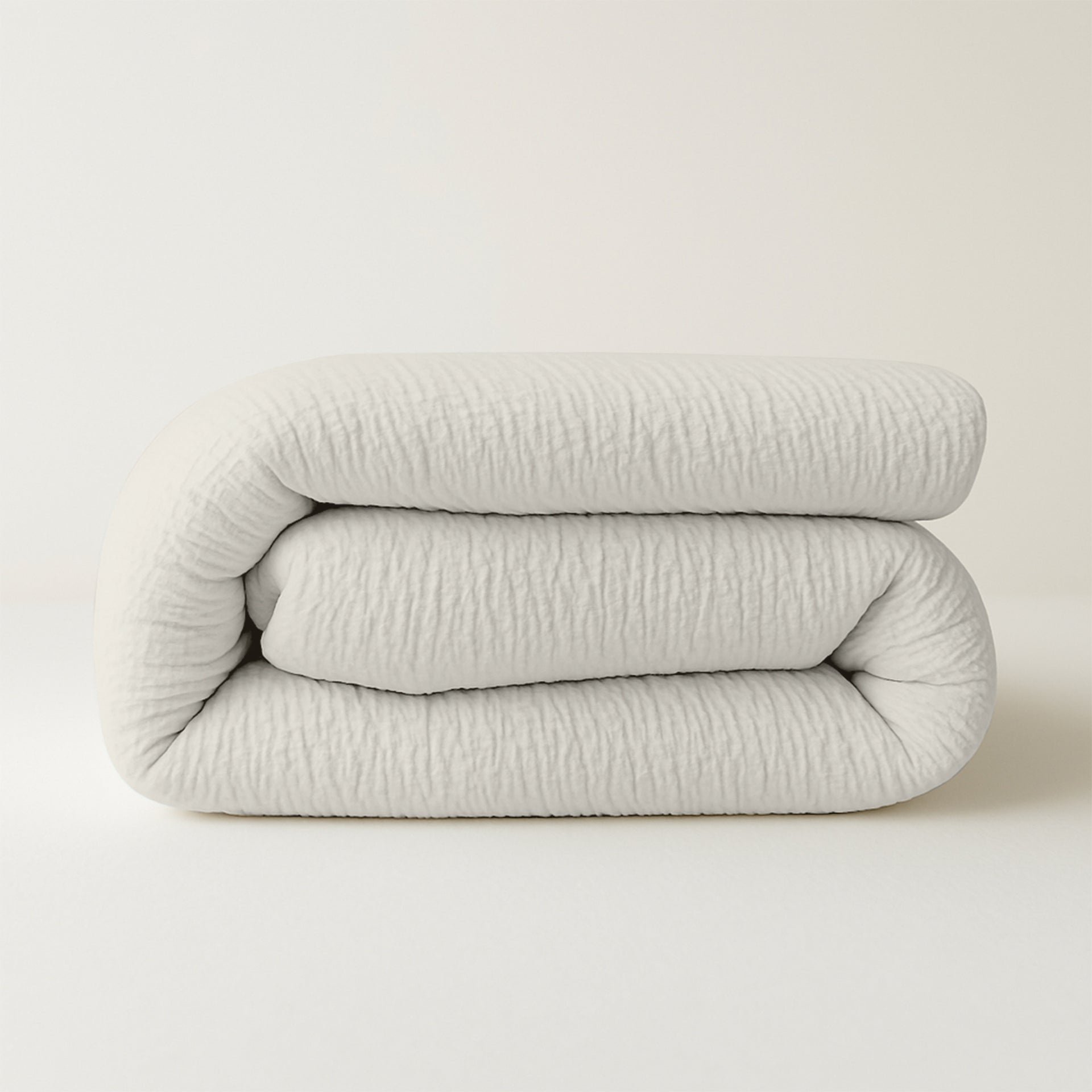 Eazy dekbed zonder overtrek inclusief kussensloop - Mousseline - off white