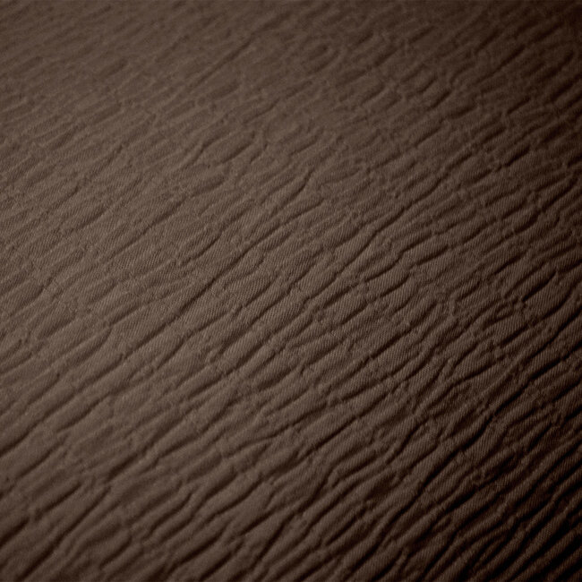 Mousseline dekbedovertrek - microvezel - chocolade bruin