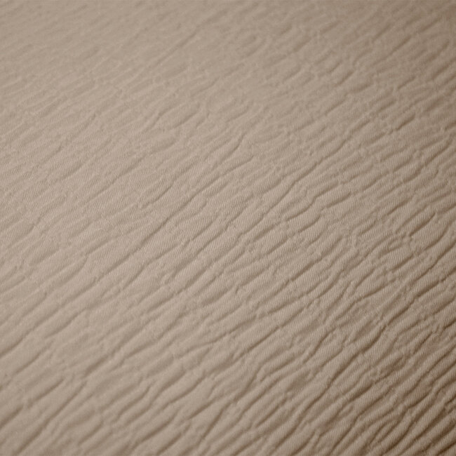 Mousseline dekbedovertrek - microvezel - taupe