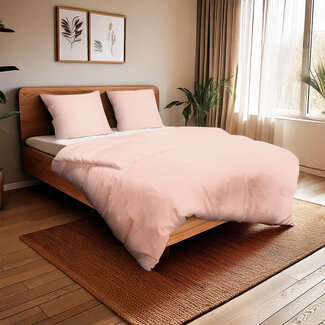 .Decoware® Mousseline dekbedovertrek - microvezel - roze