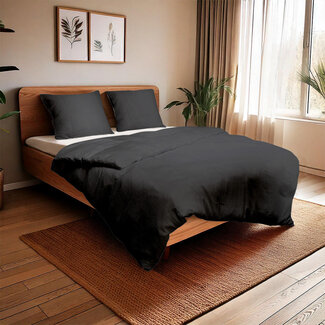 .Decoware® Mousseline dekbedovertrek - microvezel - antraciet