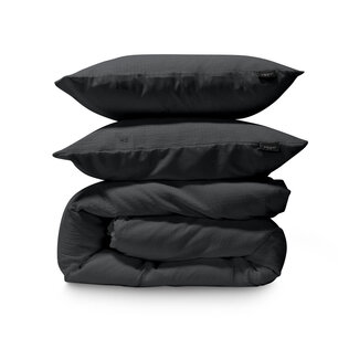 .Decoware® Mousseline dekbedovertrek - microvezel - antraciet