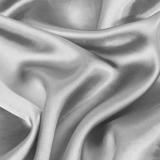 Kussensloop (Per st) - Zilver - Glans Satijn