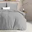 Flanel dekbedovertrek Mendez - Grijs