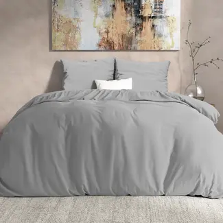 Dreamhouse Flanel dekbedovertrek Mendez - Grijs