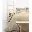 B-Keuze Teddy fleece dekbedovertrek onderkant microvezel - zand - 240x220 + 2st. 60x70 cm