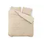 B-Keuze Teddy fleece dekbedovertrek onderkant microvezel - zand - 240x220 + 2st. 60x70 cm