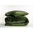 B-Keuze Velvet dekbedovertrek - groen - 140x220 + 60x70 cm