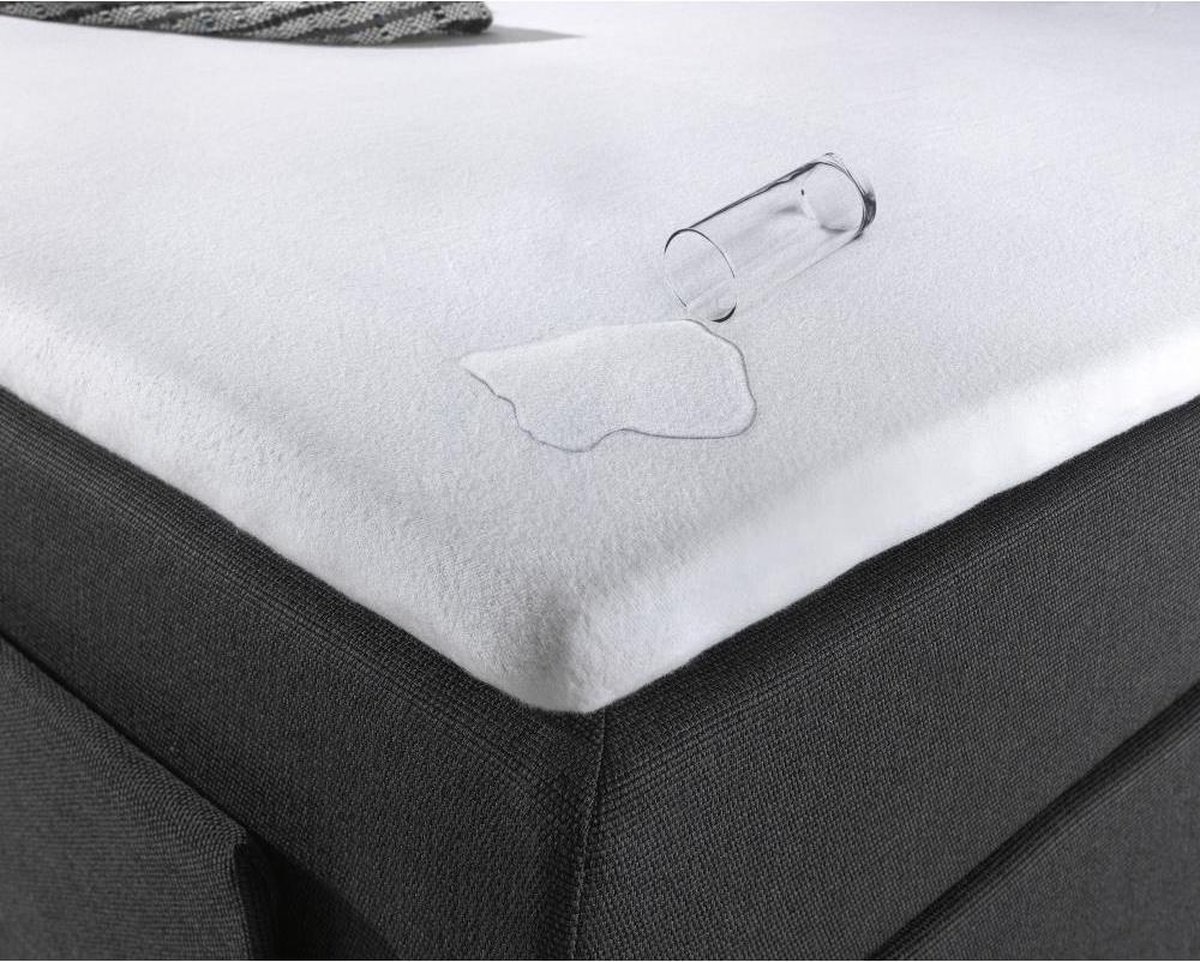 B-Keuze Matrasbeschermer topper hoeslaken - TPU waterdicht - 90x200 cm