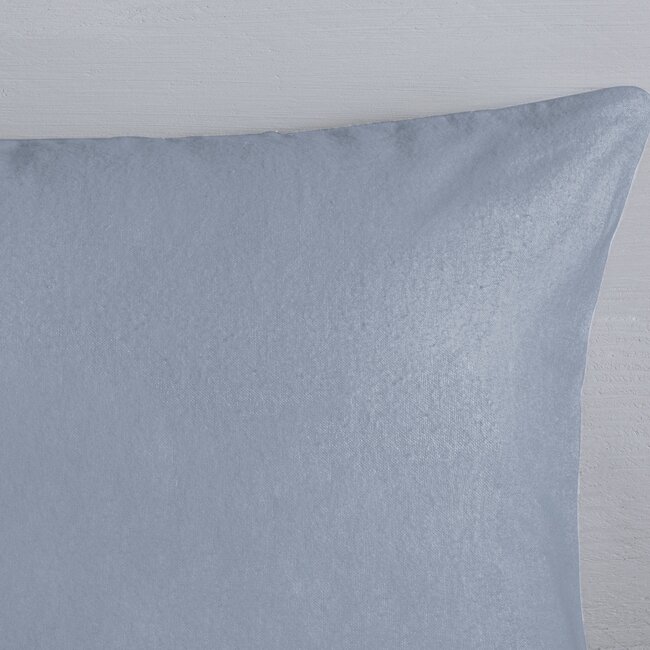 Flanel  dekbedovertrek Tijmen - Blauw  - 140x220 + 60x70 cm