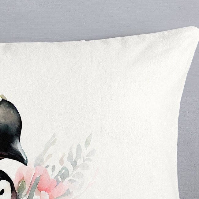 Flanel kinderdekbedovertrek Penny - Roze - 140x220 + 60x70 cm