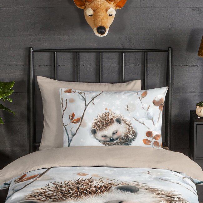 Flanel kinderdekbedovertrek Jussi - 140x220 + 60x70 cm