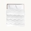 B-Keuze Easy dekbed zonder overtrek inclusief kussensloop - Tufted Curve - Off White - 240x200 + 2st. 60x70 cm