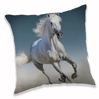 Sweet Home Galopperende schimmel sierkussen inclusief vulling - 40x40 cm