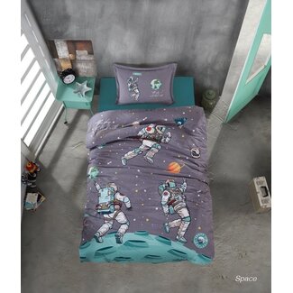 .Decoware® Katoen dekbedovertrek Space - eenpersoons