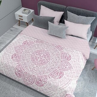 Holland Bedsprei Mandala roze