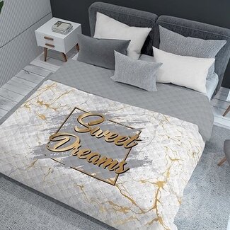 Holland Bedsprei Sweet Dreams marmer look 220x240 cm