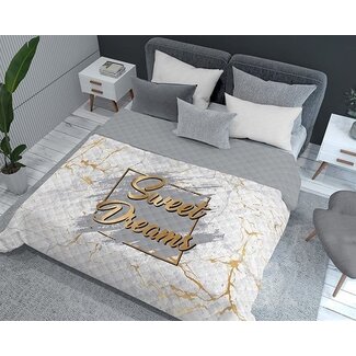 Holland Bedsprei Sweet Dreams marmer look 220x240 cm