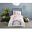 Kinderdekbedovertrek Fiby White - katoen - 140x220 + 60x70 cm