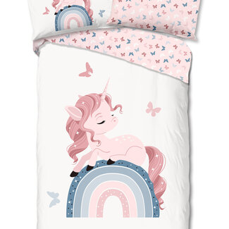 Good Morning Kinderdekbedovertrek Fiby White - katoen - eenpersoons