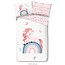 Kinderdekbedovertrek Fiby White - katoen - 140x220 + 60x70 cm