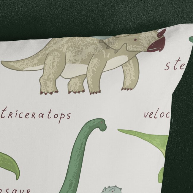 Kinderdekbedovertrek Beata Green - katoen - 140x220 + 60x70 cm