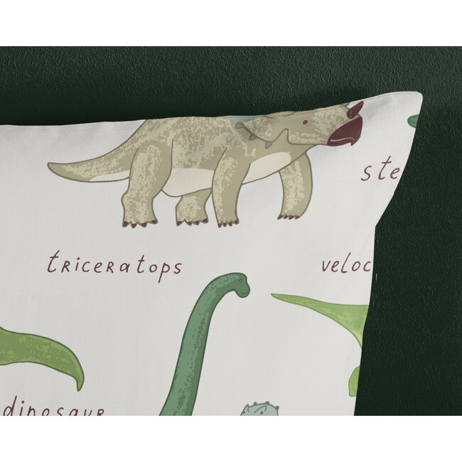 Kinderdekbedovertrek Beata Green - katoen - 140x220 + 60x70 cm